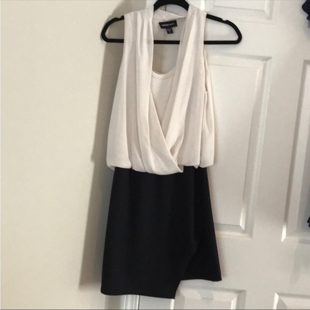Fifteen twenty black and cream dress size large